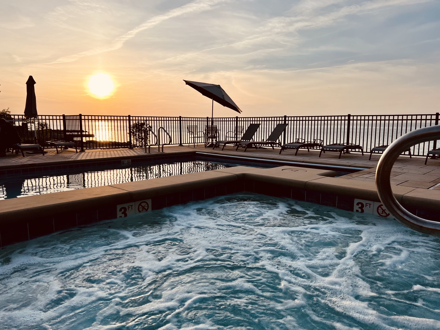 The hot tub