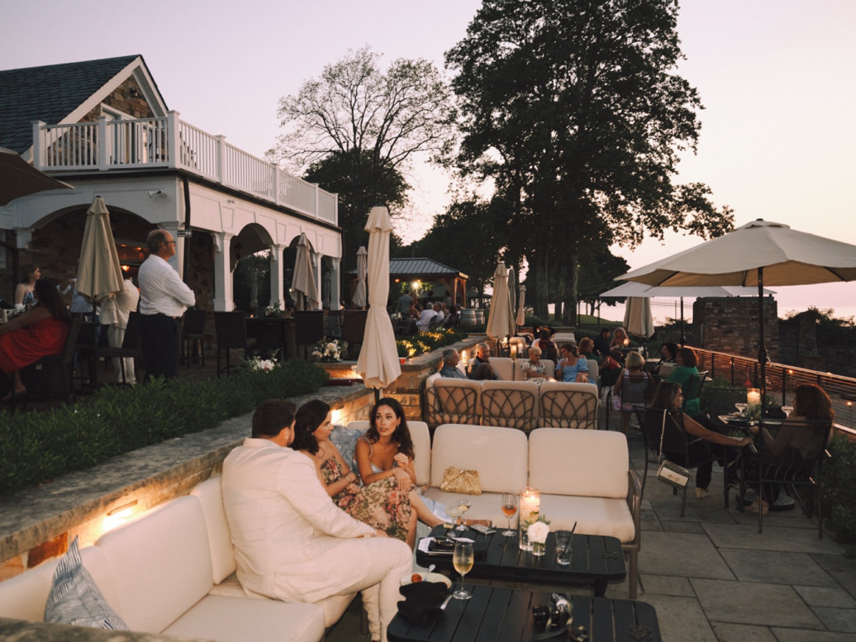 Evening on the terrace