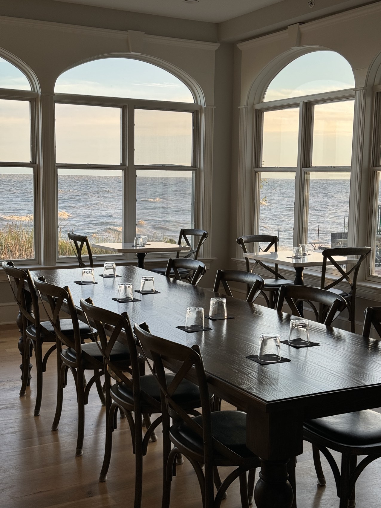 The dining room