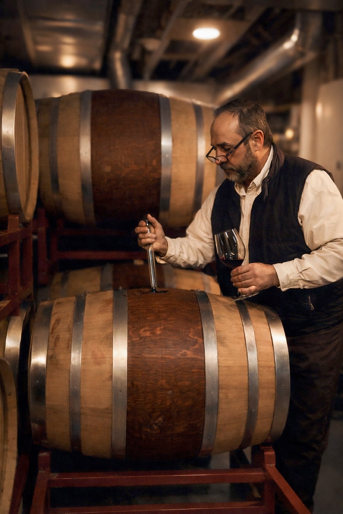 Michael Profeta, drawing a sample