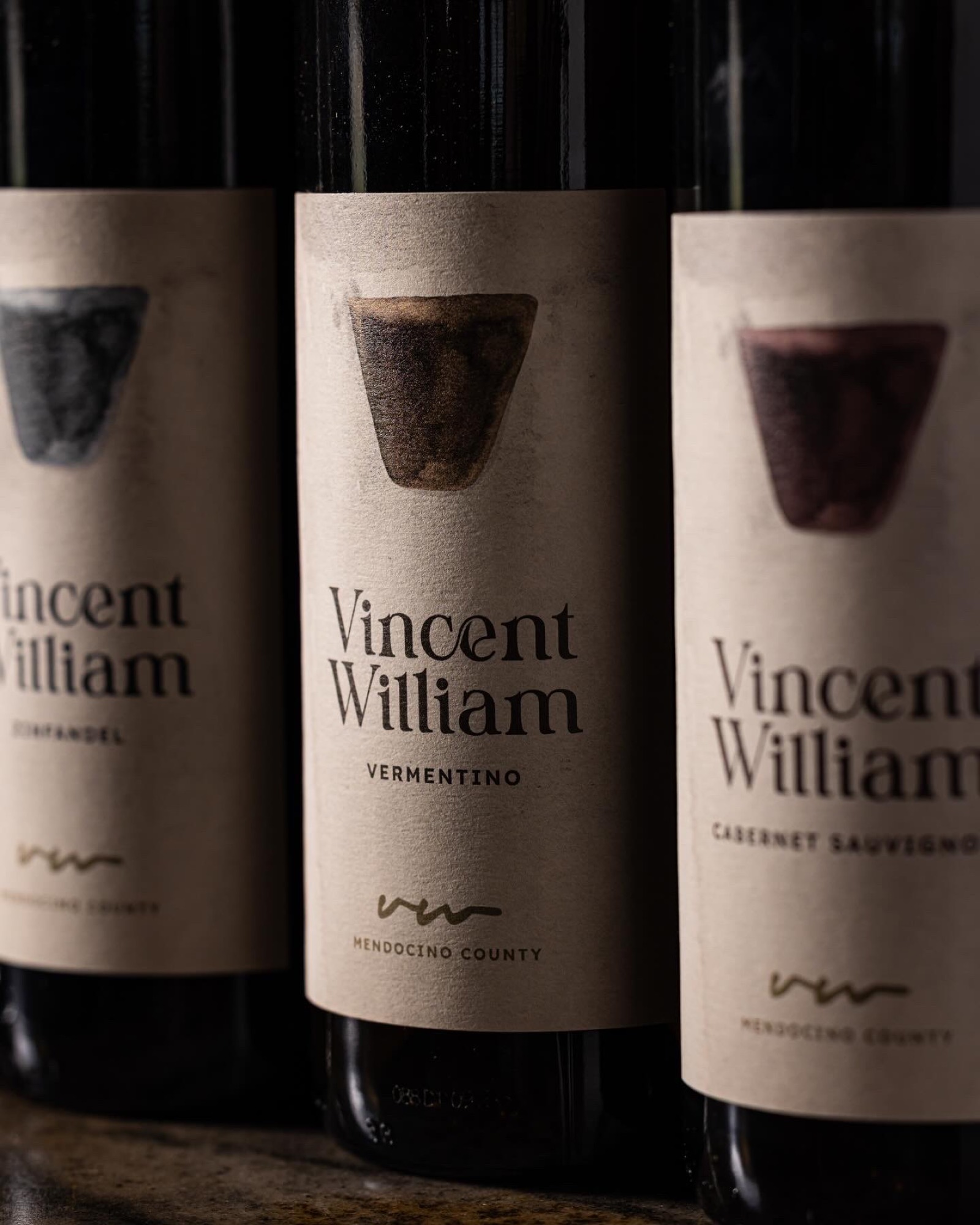 Vincent William estate bottles