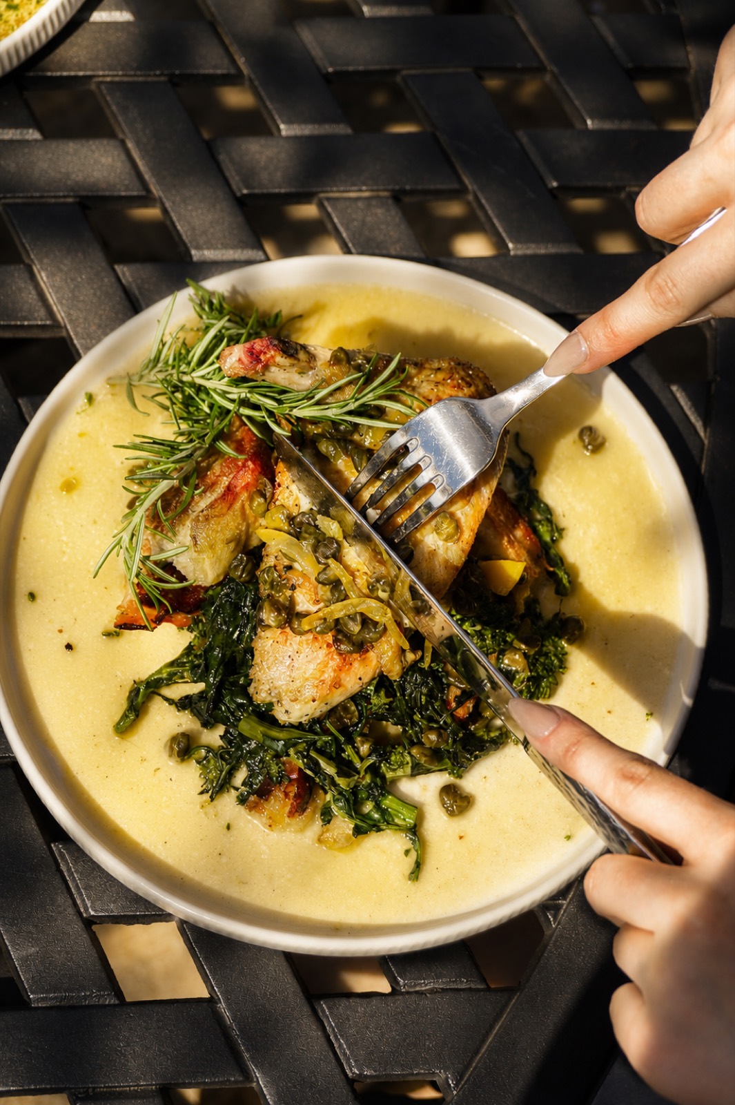 A plated dish from the kitchen