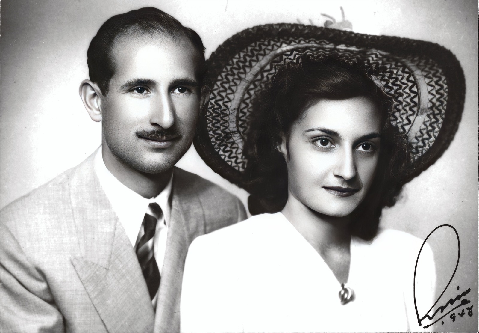 A 1948 studio portrait